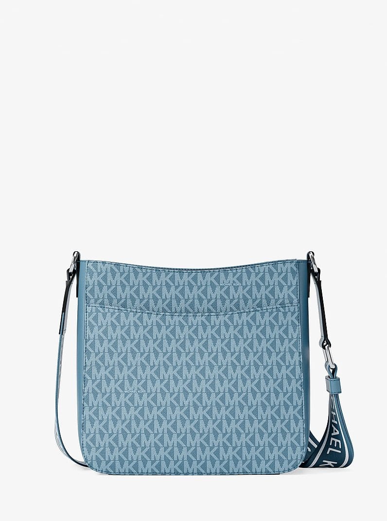 Jet Set Signature Logo Messenger Bag