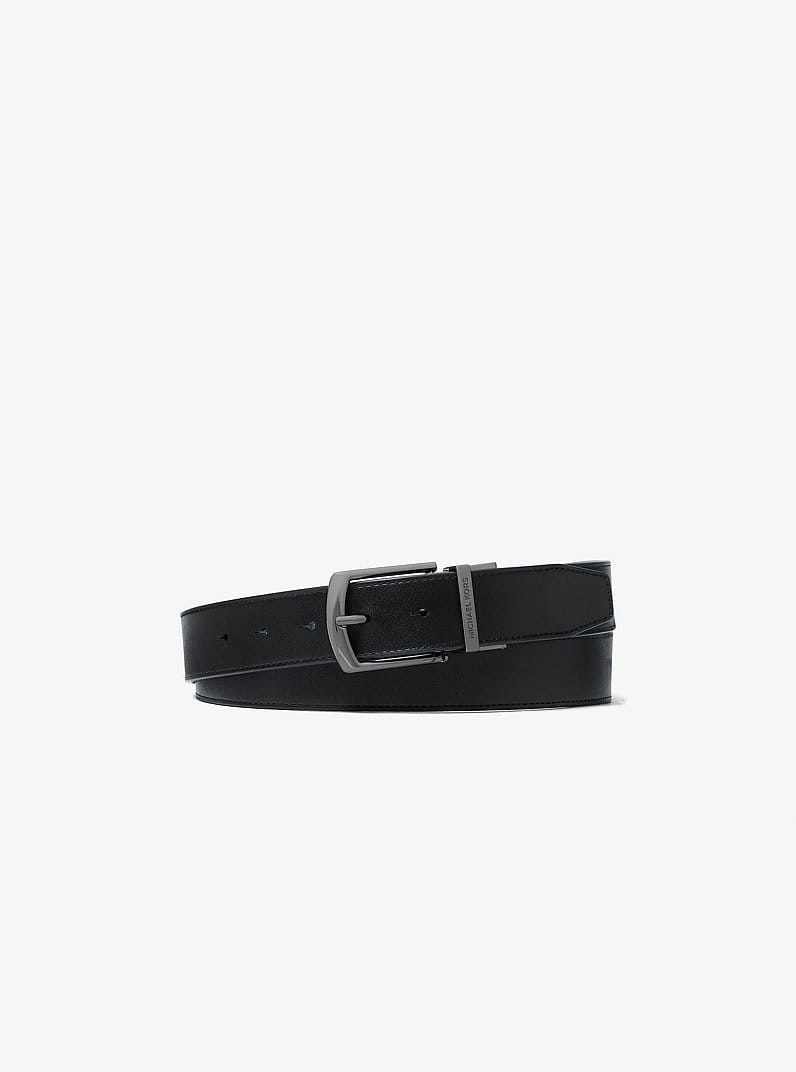 Signature Logo Billfold Wallet and Belt Gift Set
