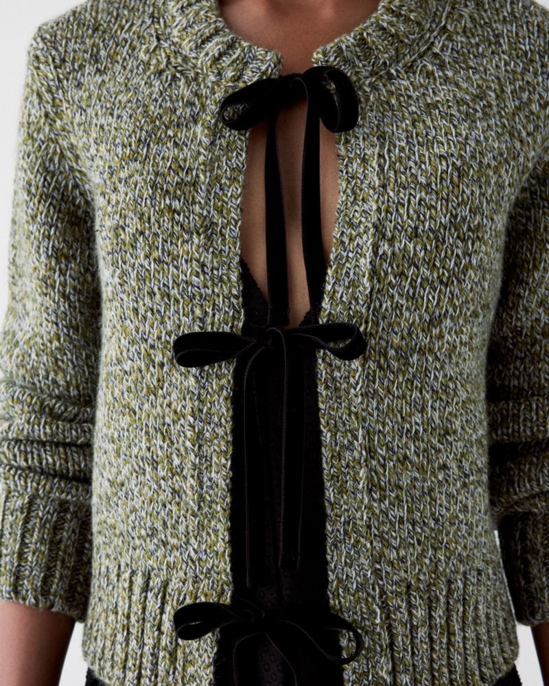 Bow Front Cardigan