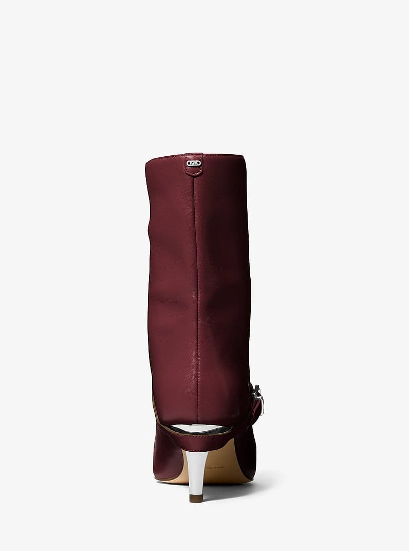 Kasia Leather Buckle Boot