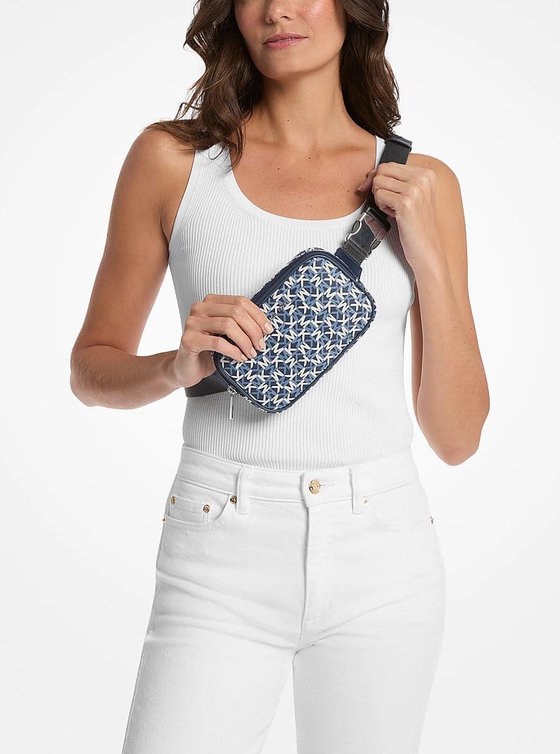 Khai Small Logo Printed Sling Pack