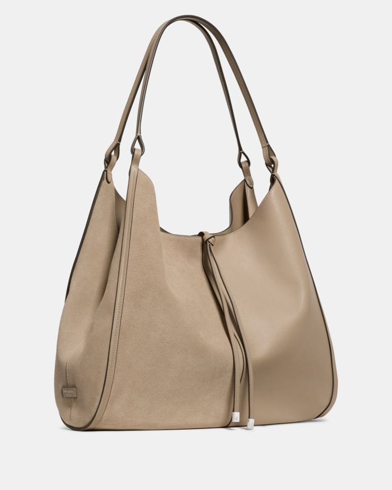 Reese Suede Large Shoulder Bag