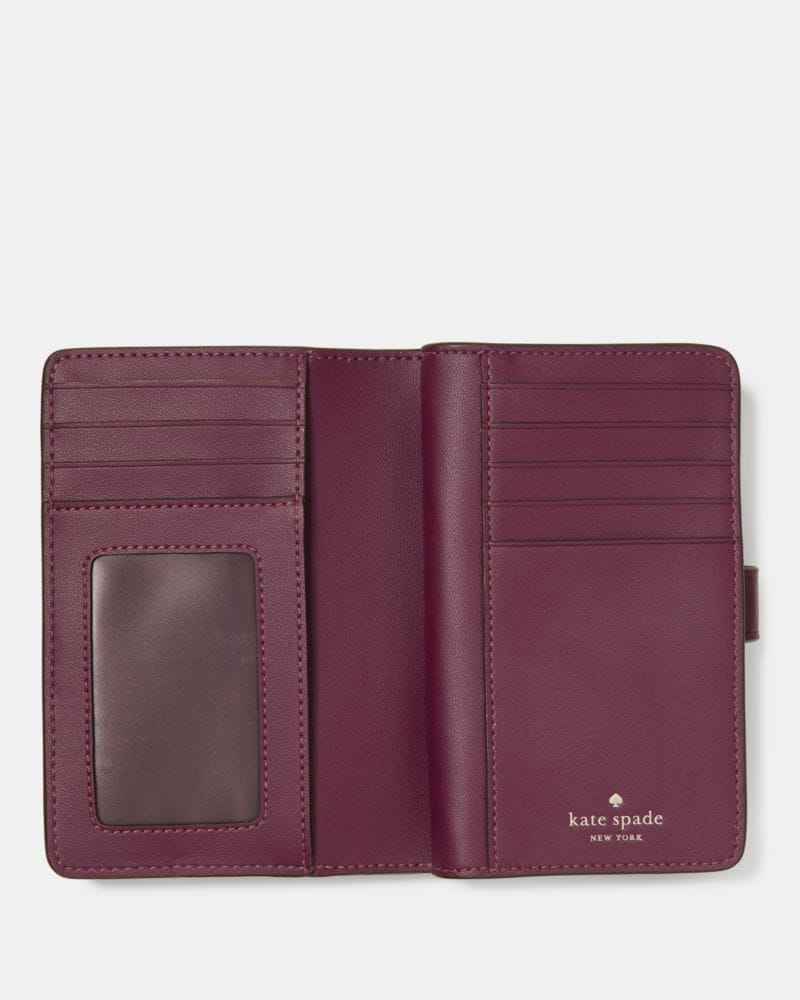 Croc Embossed Medium Bifold Wallet