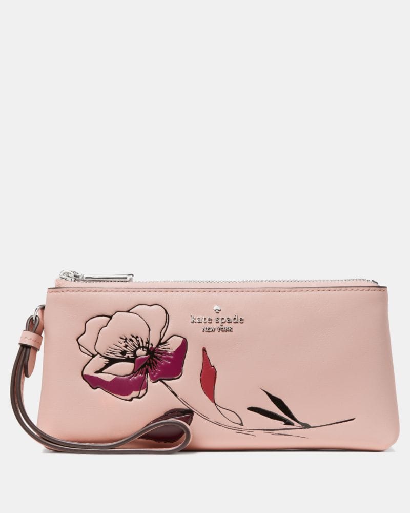 Wren Floral Wristlet
