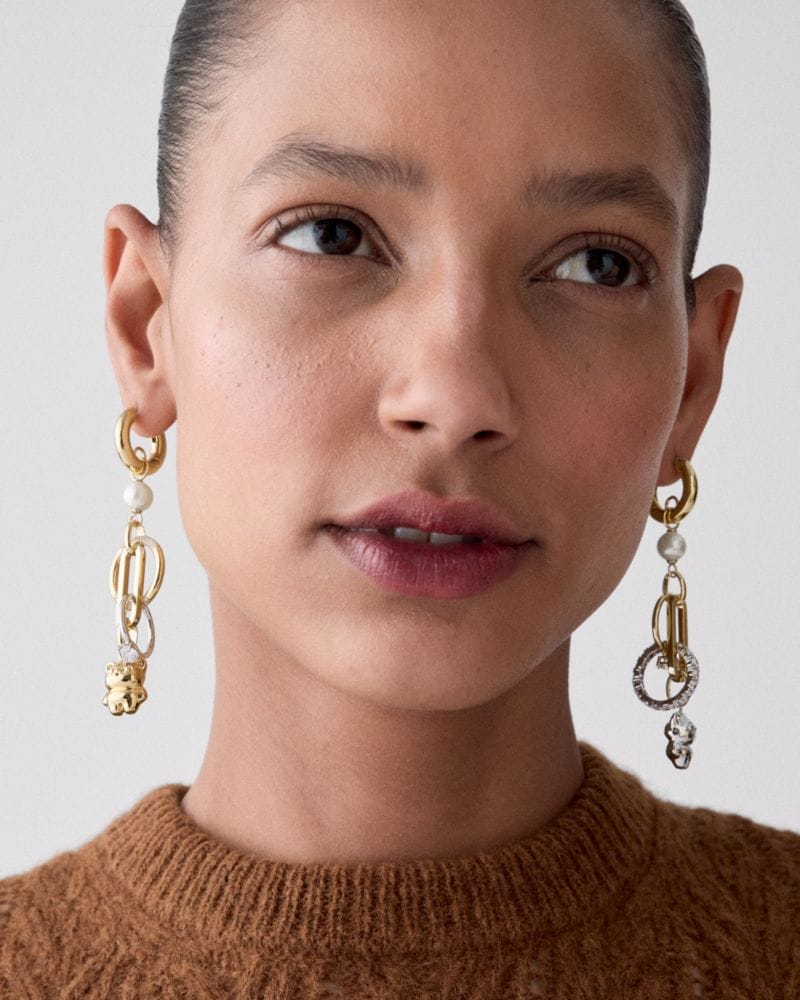 Bits And Baubles Statement Linear Earrings