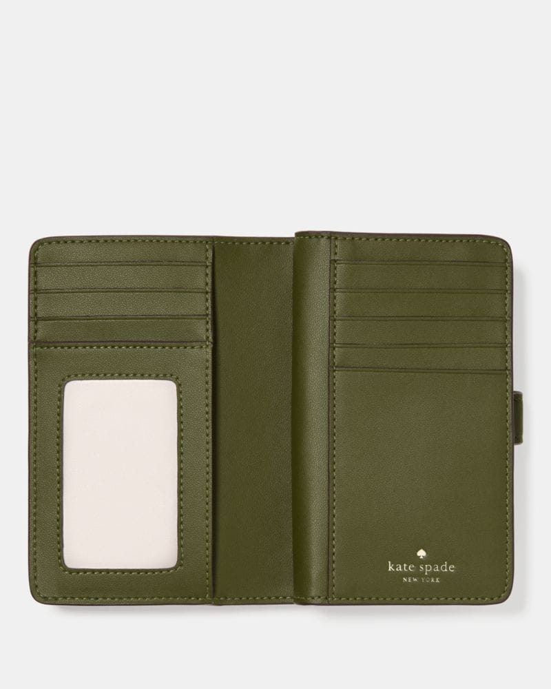 Croc Embossed Medium Bifold Wallet