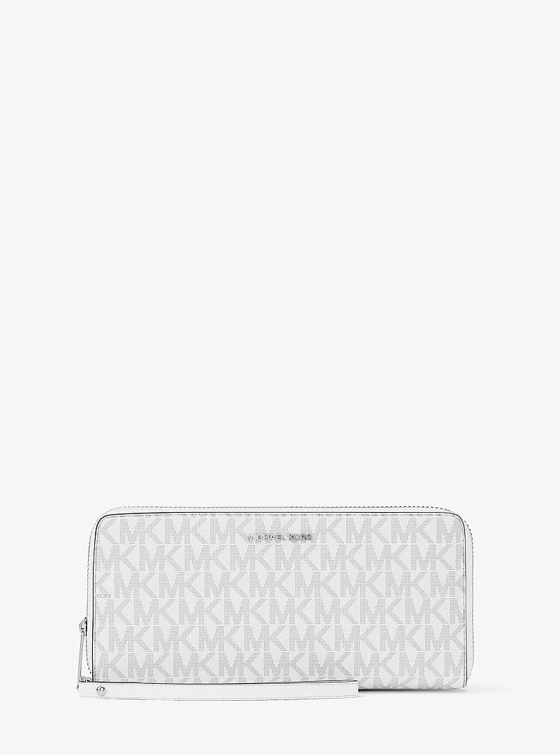 Jet Set Large Signature Logo Continental Wallet