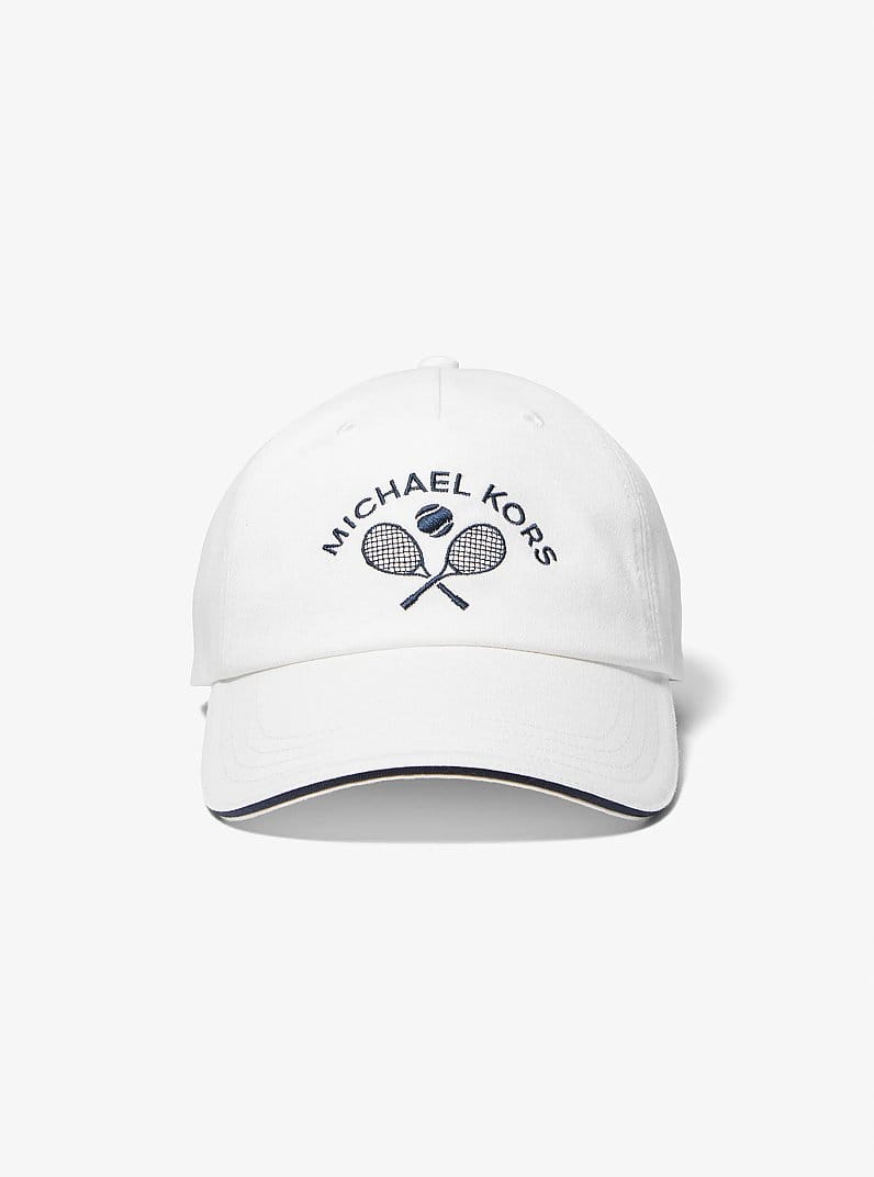 Tennis Embroidered Cotton Baseball Hat