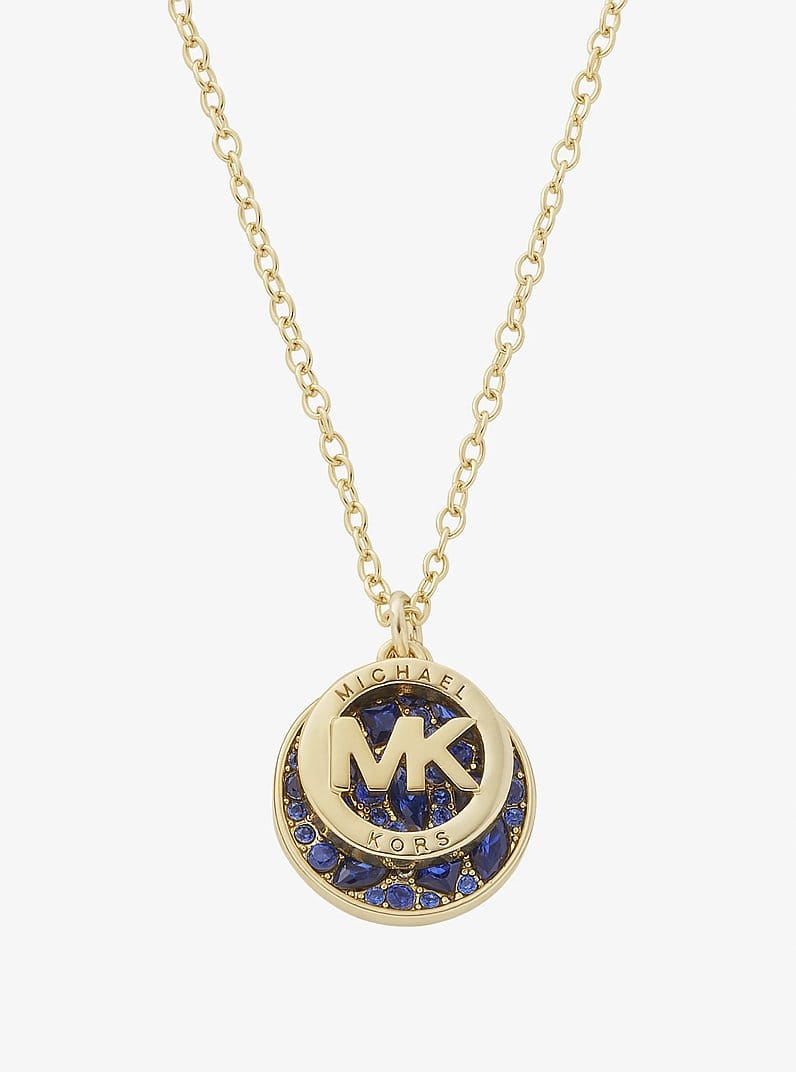 Pavé Logo Necklace