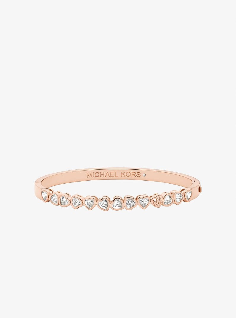 Pavé Heart Bangle