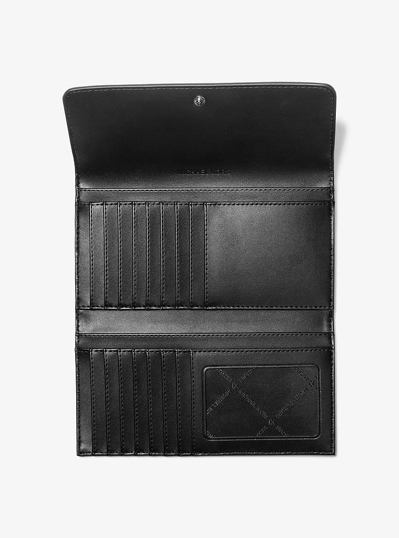 Jet Set Travel Signature Logo Tri-Fold Wallet