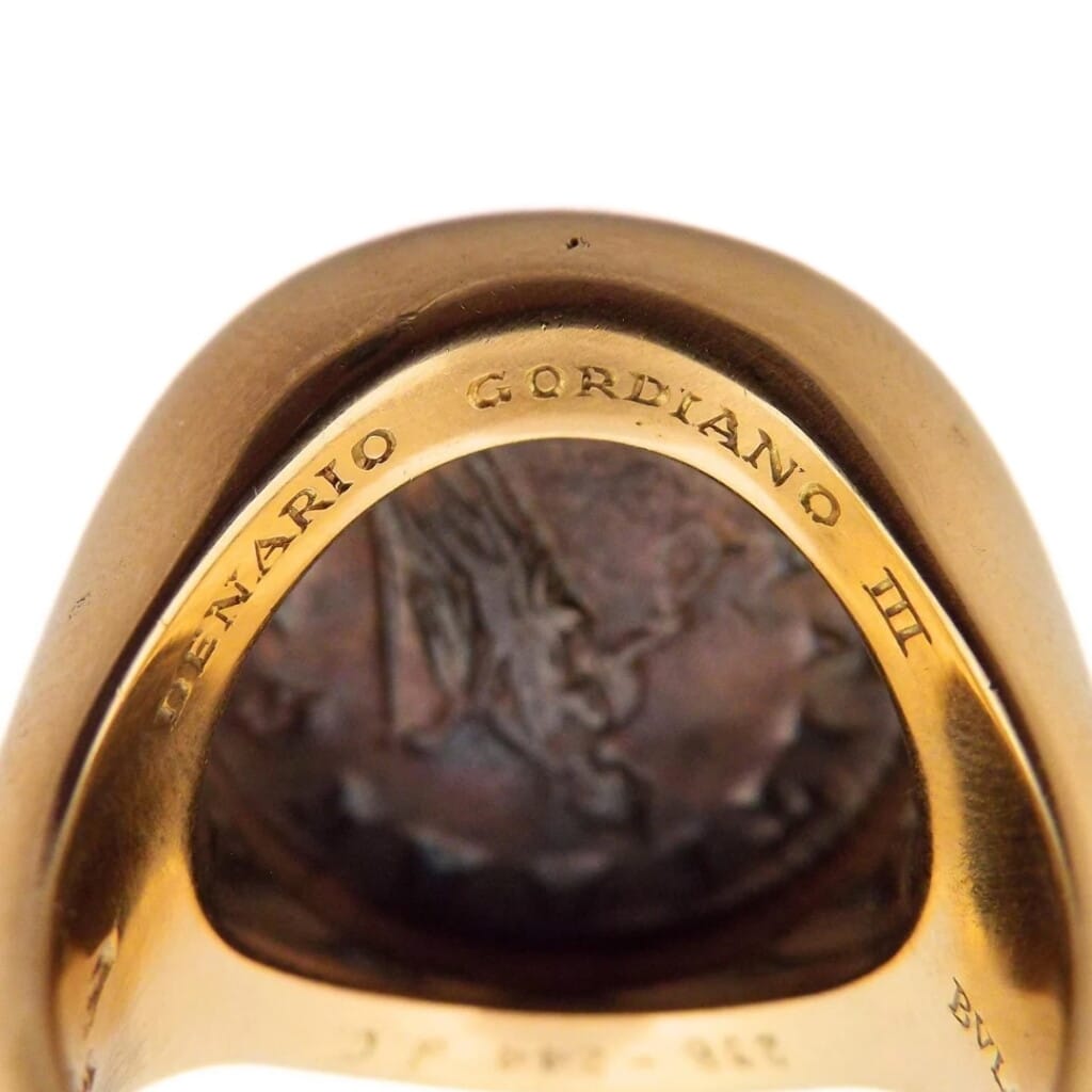 Gold and Ancient Coin Monete Ring