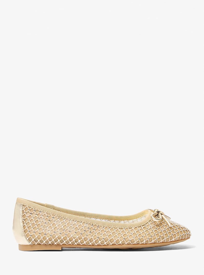 Savannah Embellished Mesh Ballet Flat