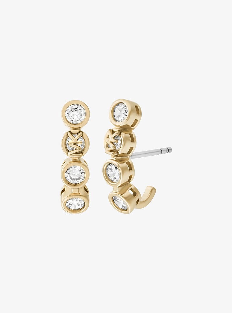 Cubic Zirconia Climber Earrings