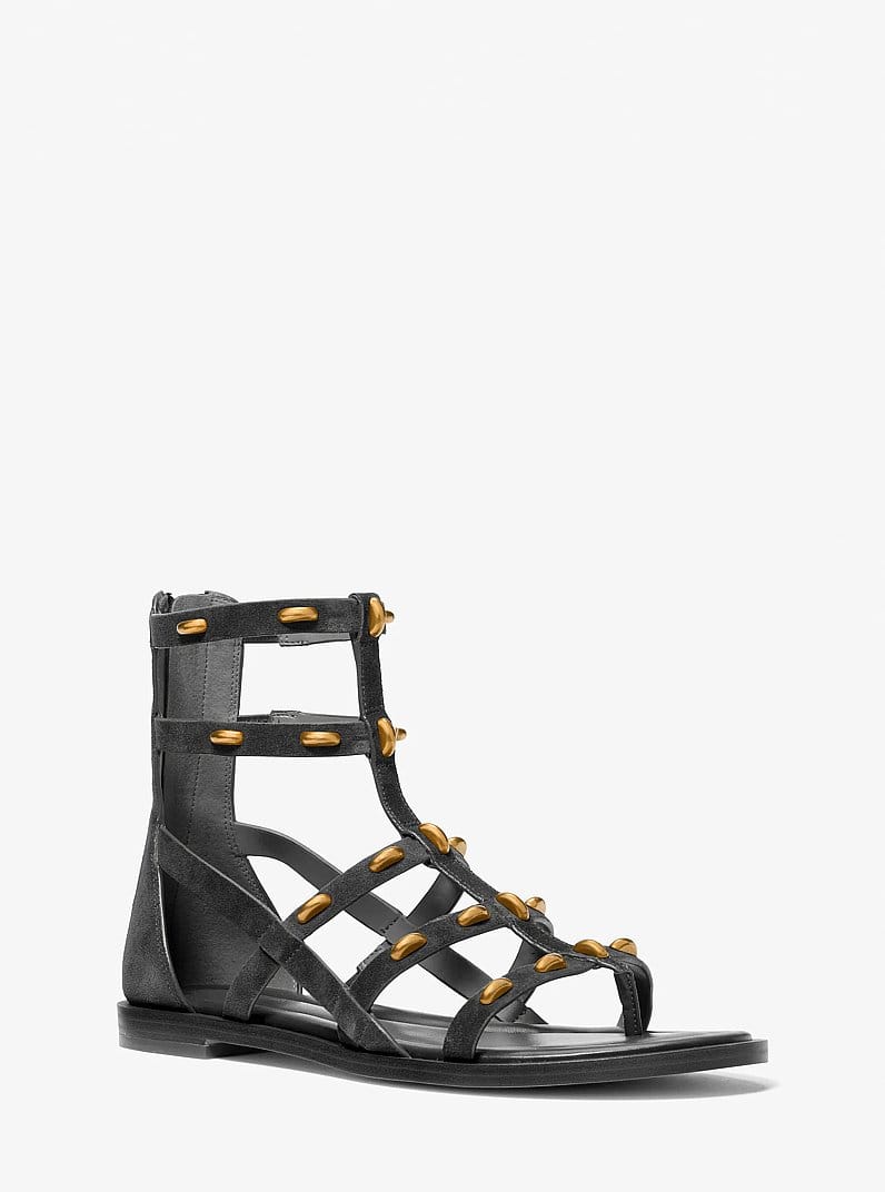 Noa Studded Suede Gladiator Sandal