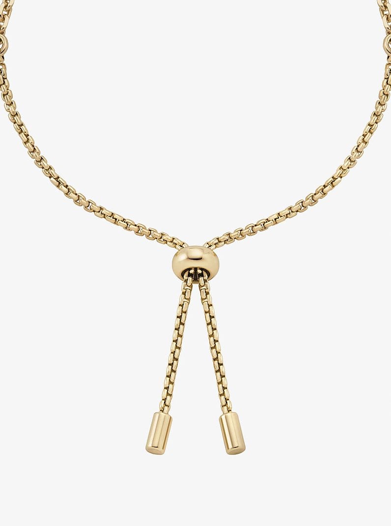 Pavé Lock Slider Bracelet