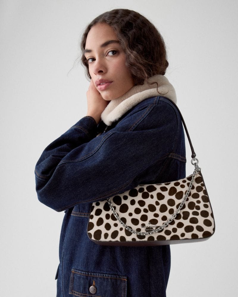 Margot Spade Flower Coated Canvas Shoulder Bag
