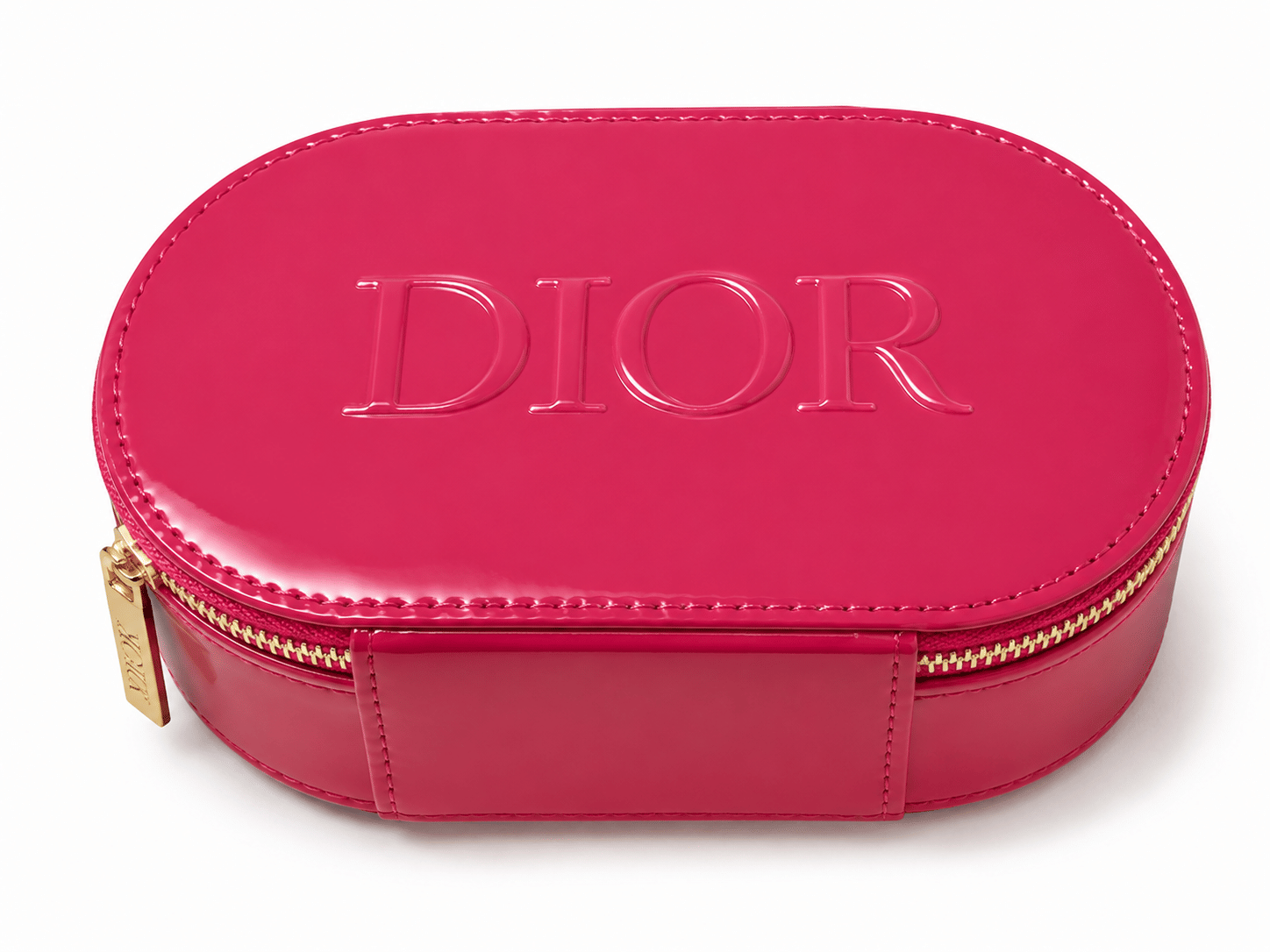 Dior Red Beauty Pouch with Top Handle