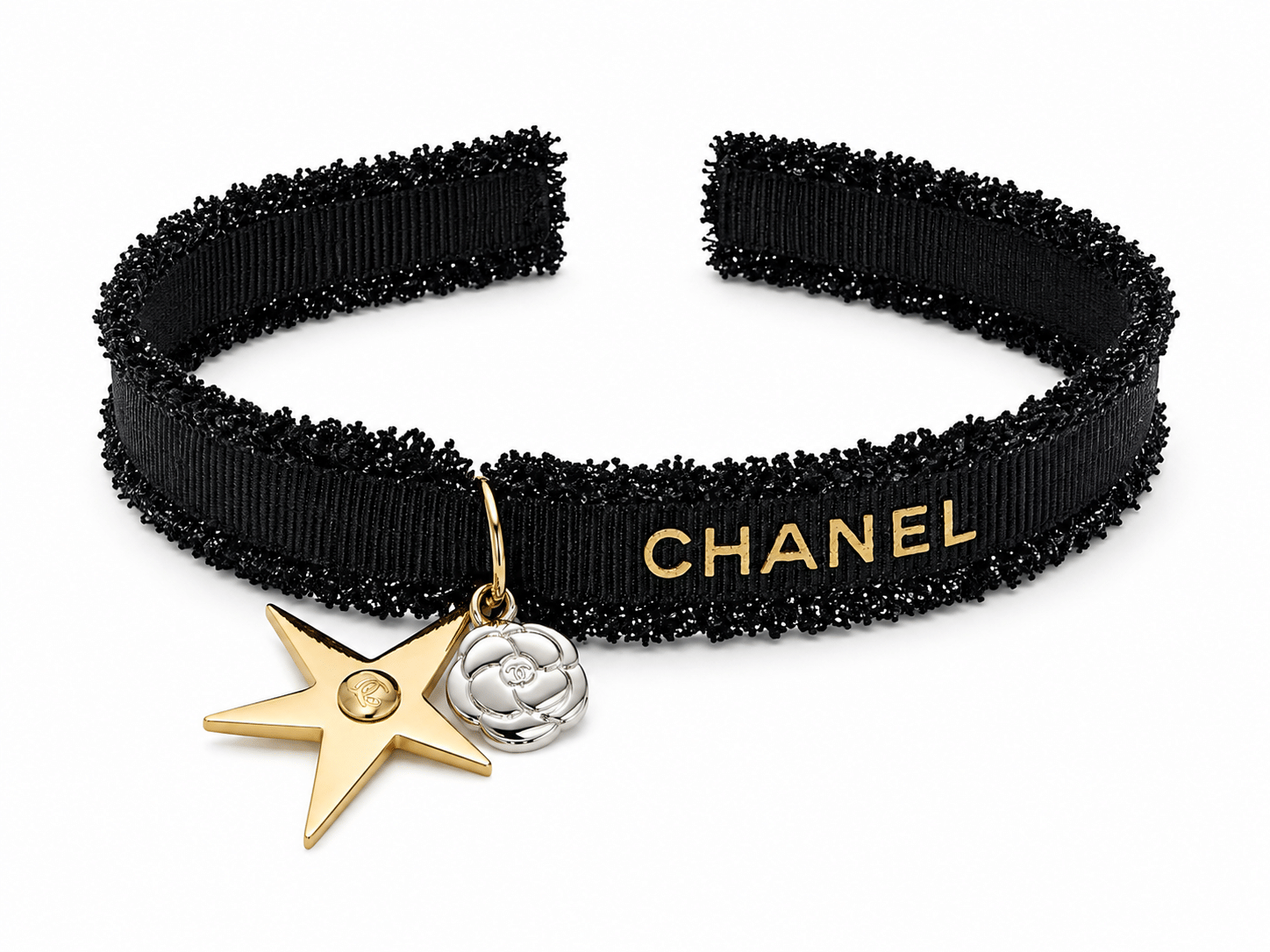 CHANEL EXCLUSIVE GOLD STAR & FLOWER CHARM 2025 NEW LIMITED EDITION GIFT