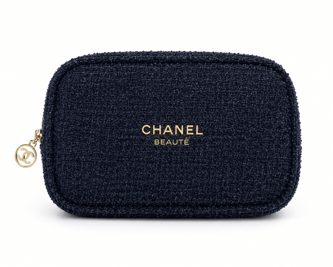 Chanel Beauty VIP Gift Quilted Makeup Bag Cosmetic Pouch Toiletry Case New