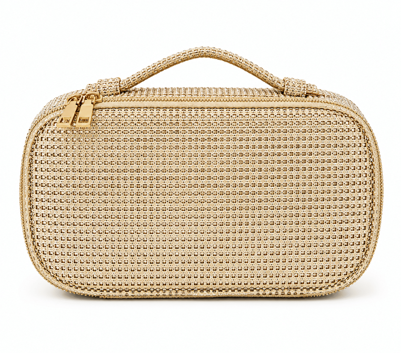 DIOR Beauty Gold Shimmer VIP/GWP Makeup Pouch Bag Christian Dior New w/Box
