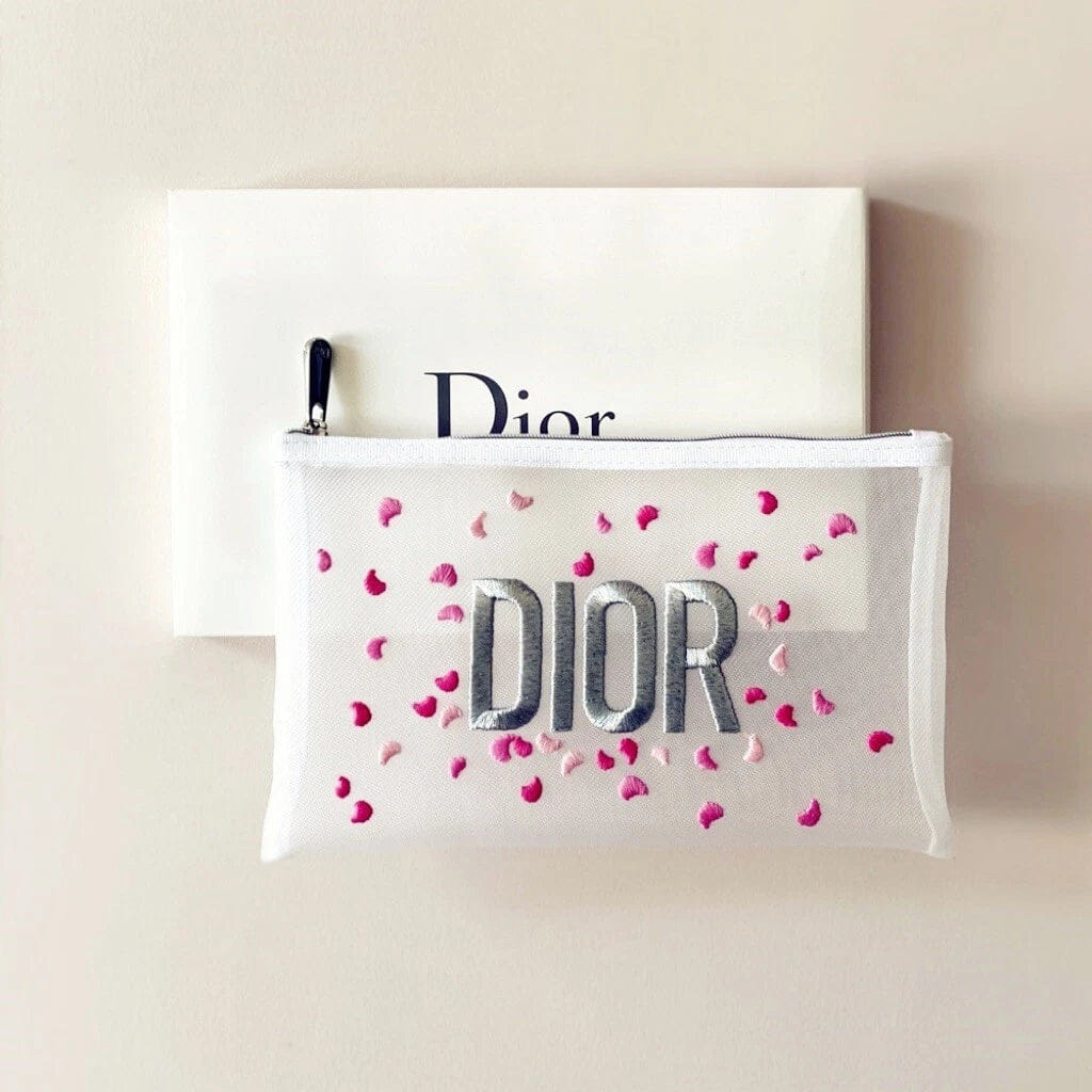 Dior Pink Petal Makeup Traveling Wash BAG VIP GIFT BeautyCounter Limited
