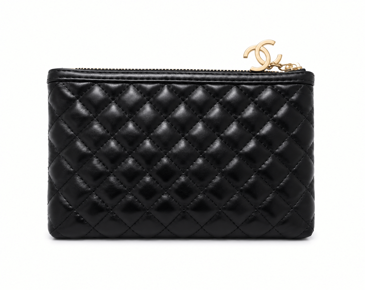 Chanel novelty make vip gift.cosmetic pouch black.GWP.