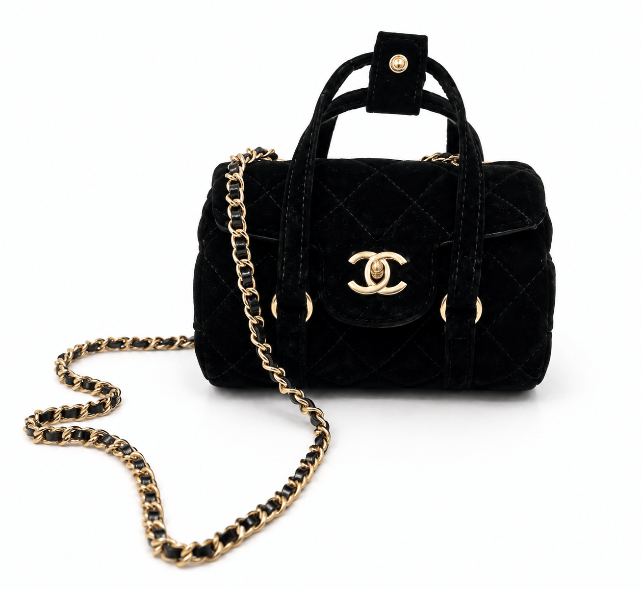 Chanel Black Velvet Beauty VIP Gift Bag GWP