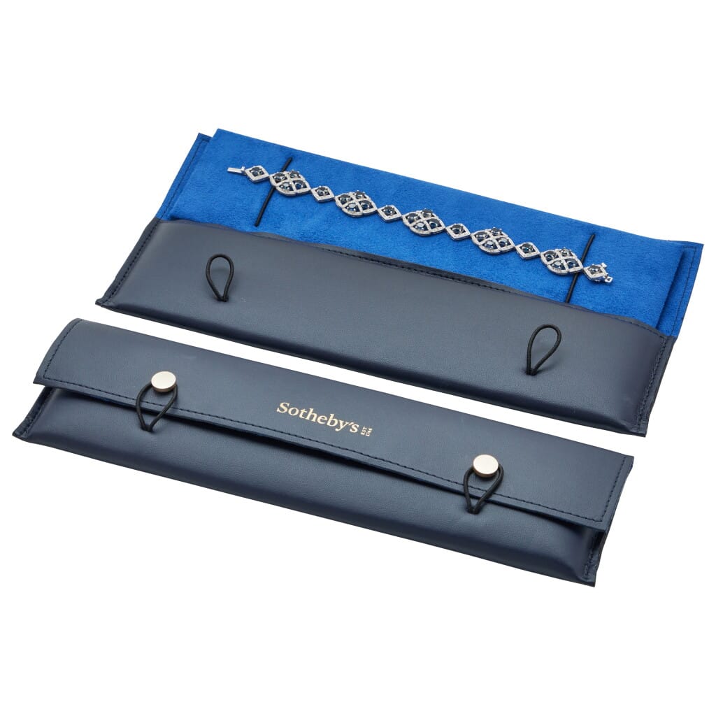 White Gold, Sapphire and Diamond Bracelet