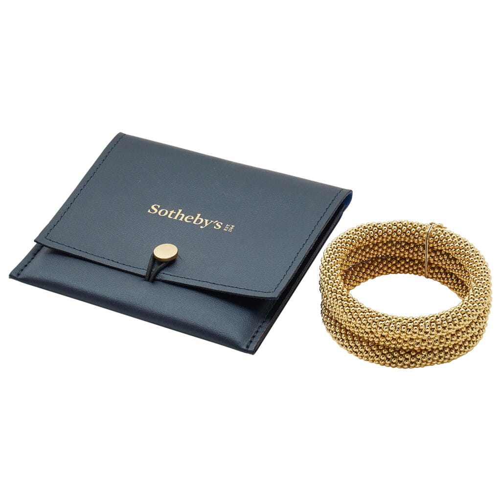 Vintage Gold Three Row Bracelet