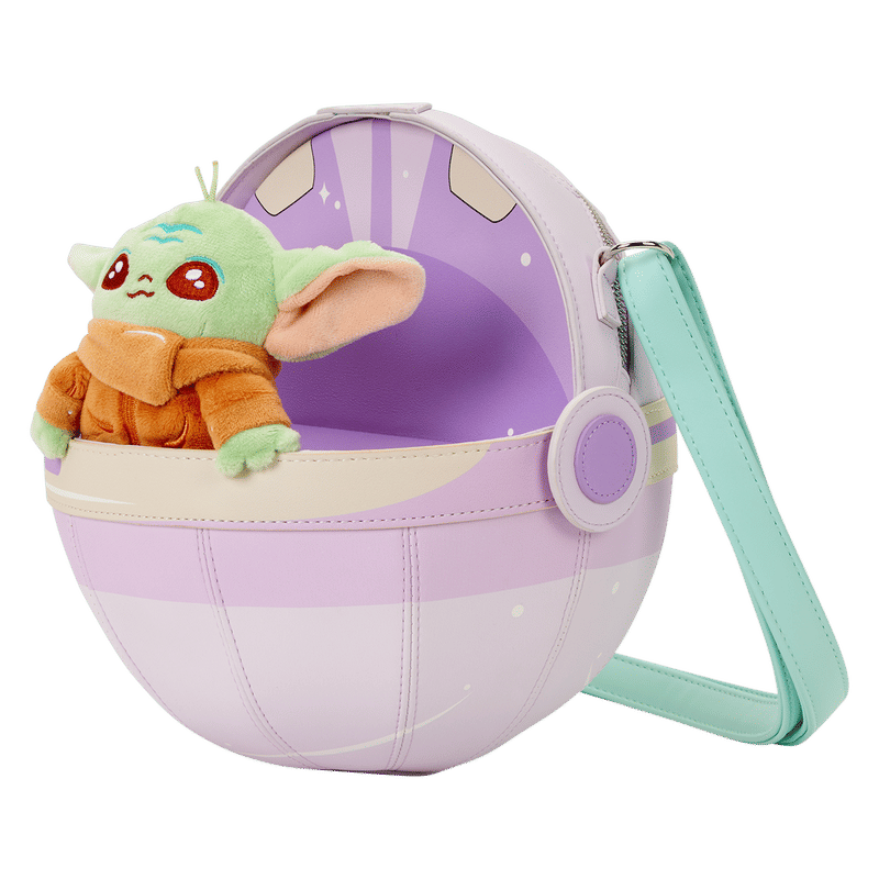 The Mandalorian Grogu Figural Pod Plush Crossbody Bag