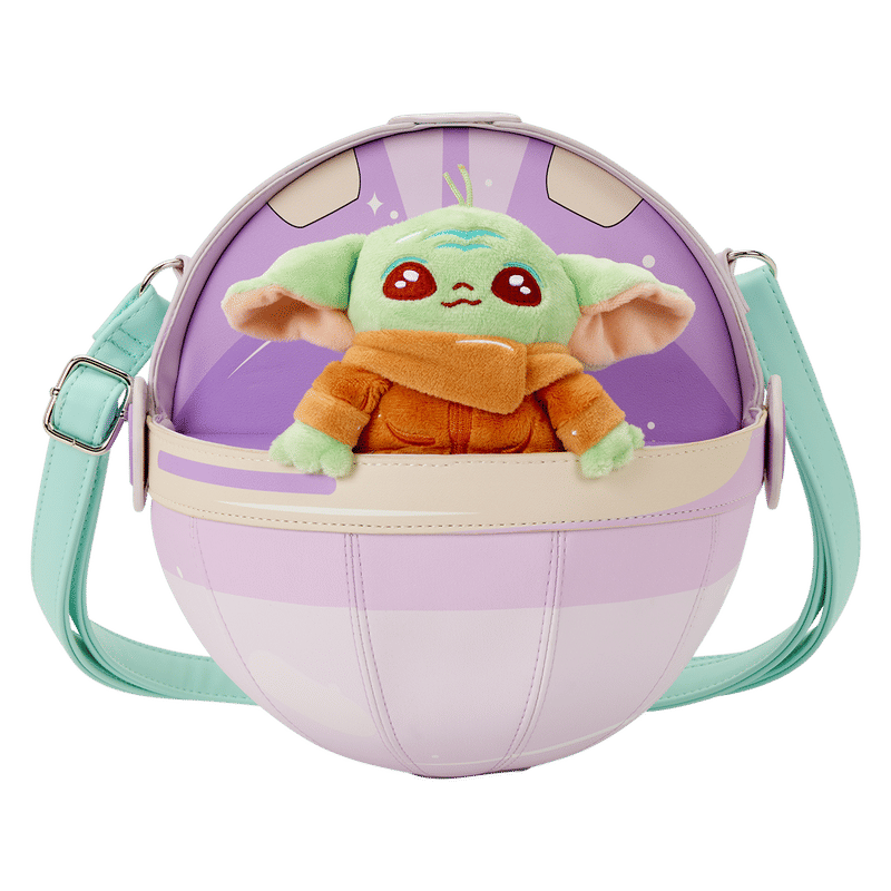 The Mandalorian Grogu Figural Pod Plush Crossbody Bag