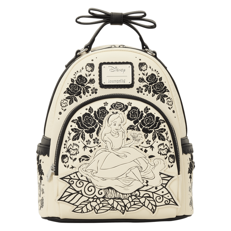 Alice in Wonderland Floral Mini Backpack