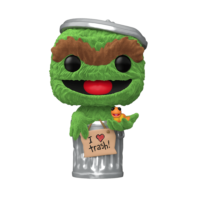 Pop! Oscar the Grouch (Flocked)