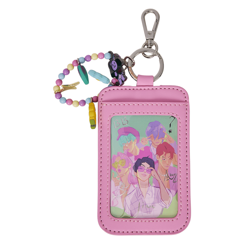 KPop Demon Hunters Exclusive Saja Boys All-Over Print Crossbody Bag with Photo Card Charm