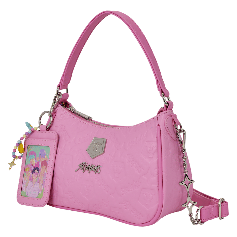 KPop Demon Hunters Exclusive Saja Boys All-Over Print Crossbody Bag with Photo Card Charm