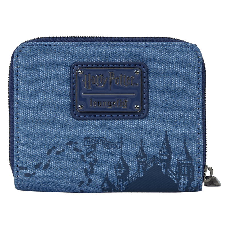 Harry Potter Hogwarts Denim Tri-fold Wallet