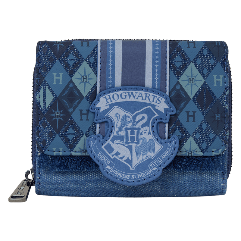 Harry Potter Hogwarts Denim Tri-fold Wallet