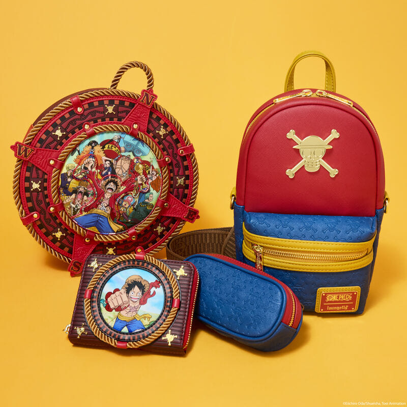 One Piece Compass Figural Mini Backpack