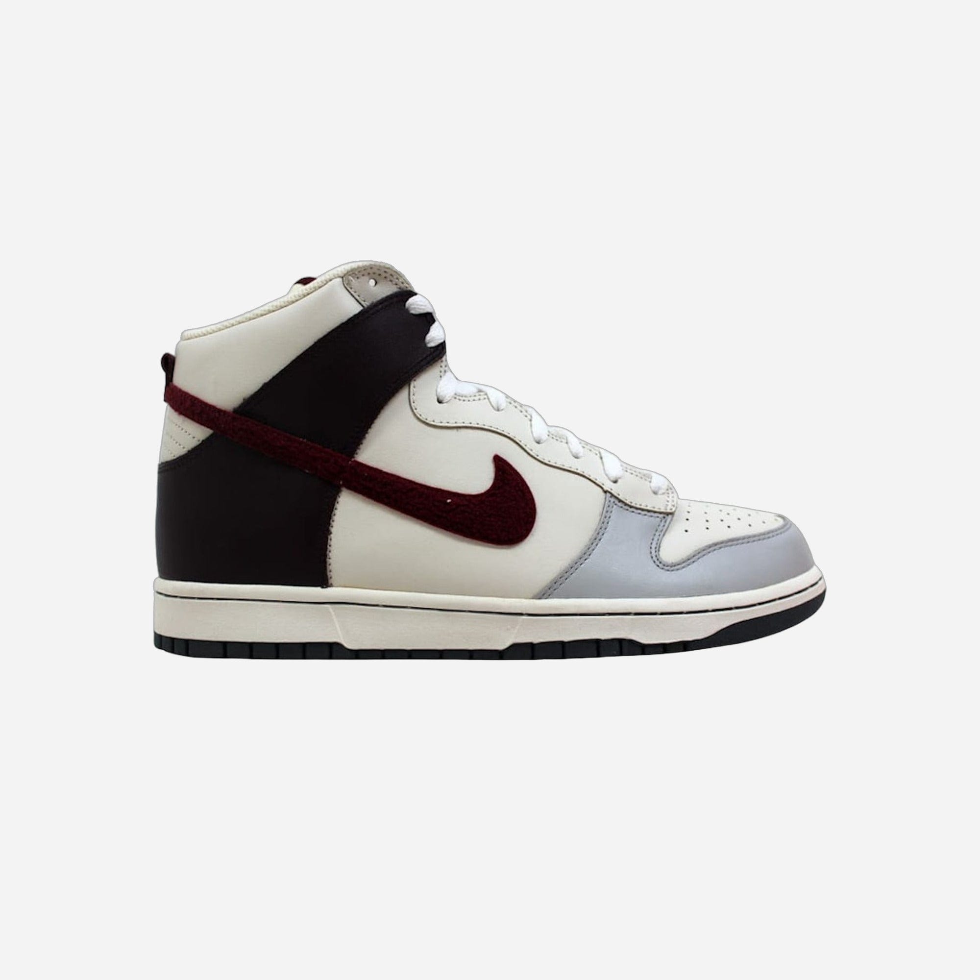 Nike Dunk High Neutral Grey/Deep Garnet-Sail
