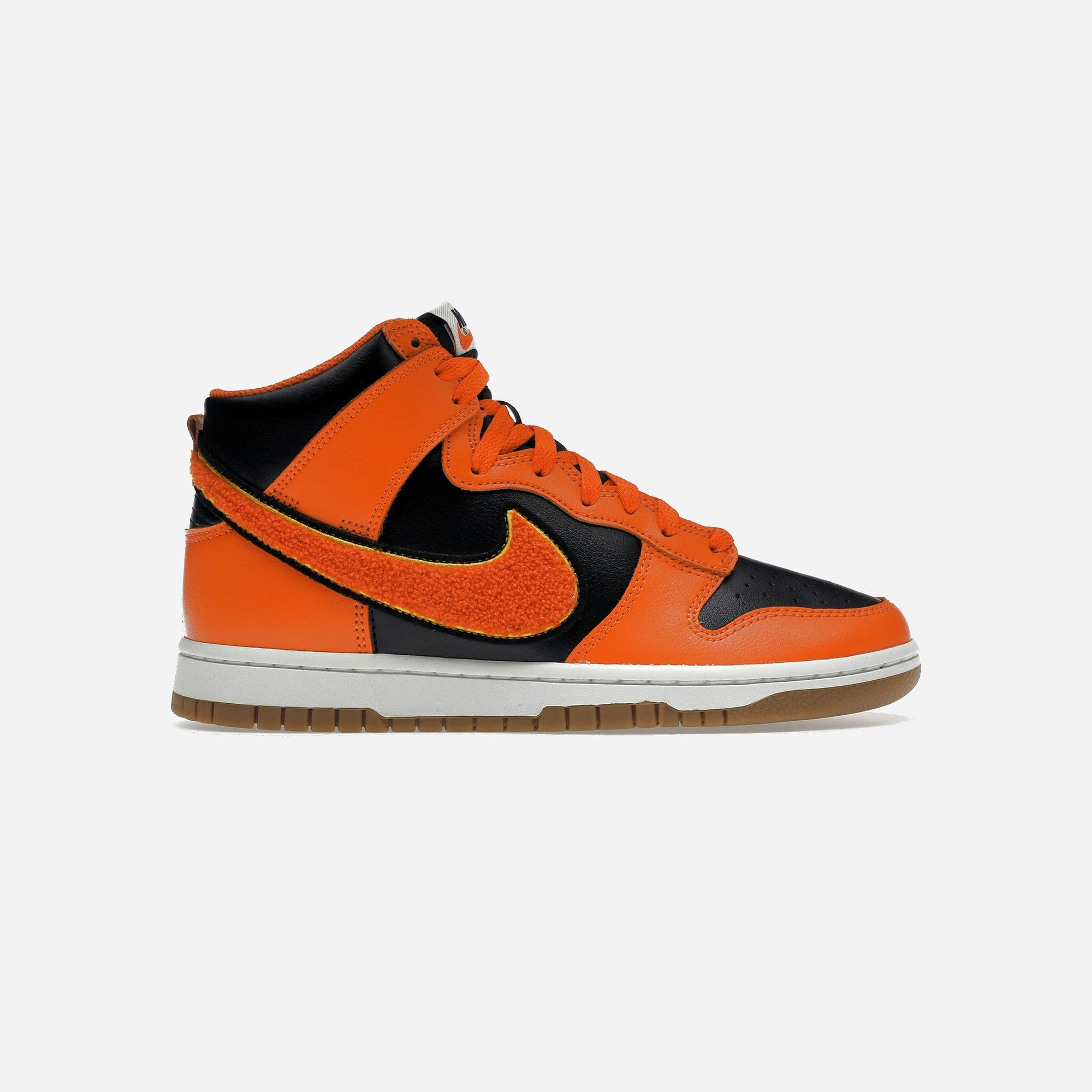 Nike Dunk High Retro Chenille Swoosh Safety Orange