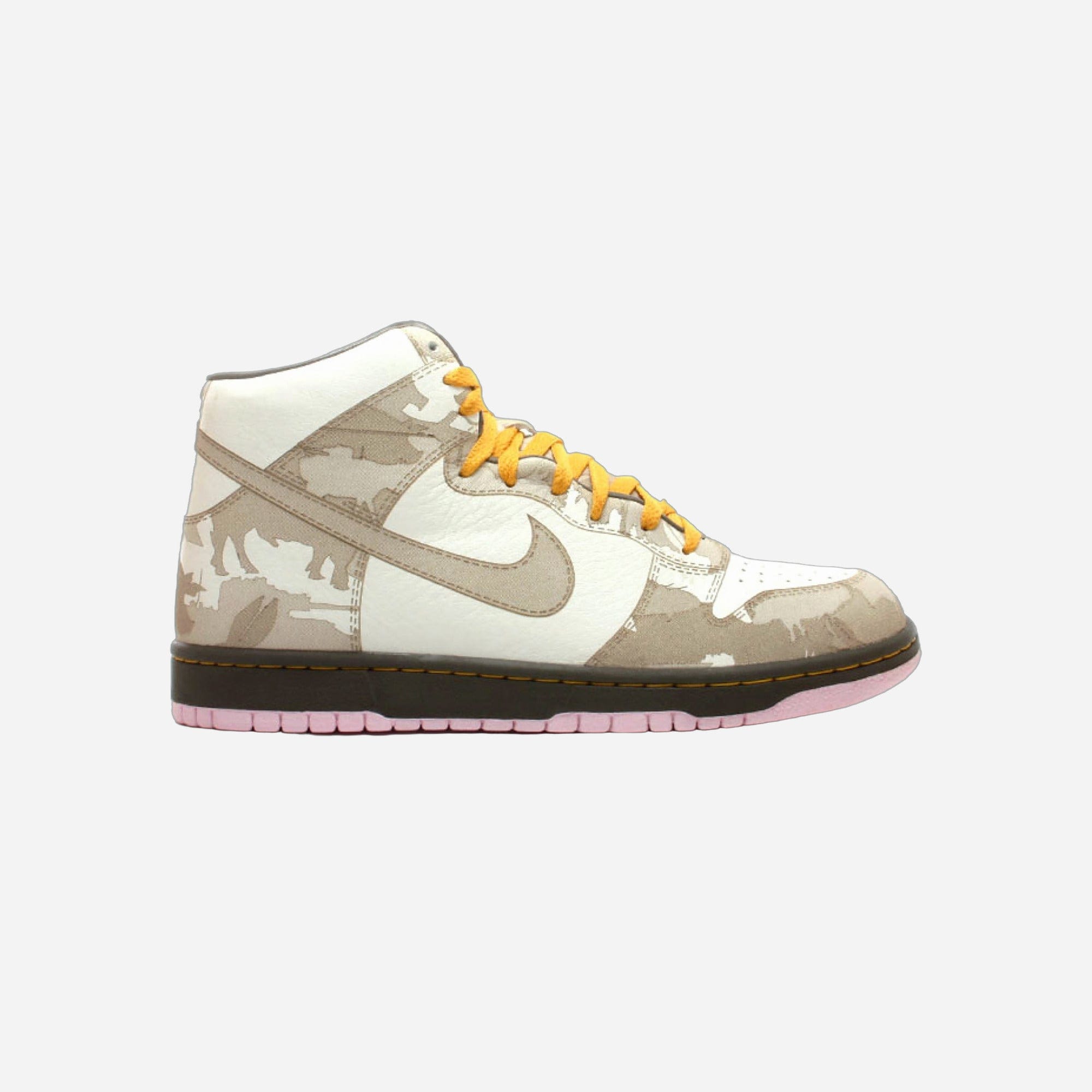 Nike Dunk High 1 Piece White Khaki Pink Ice