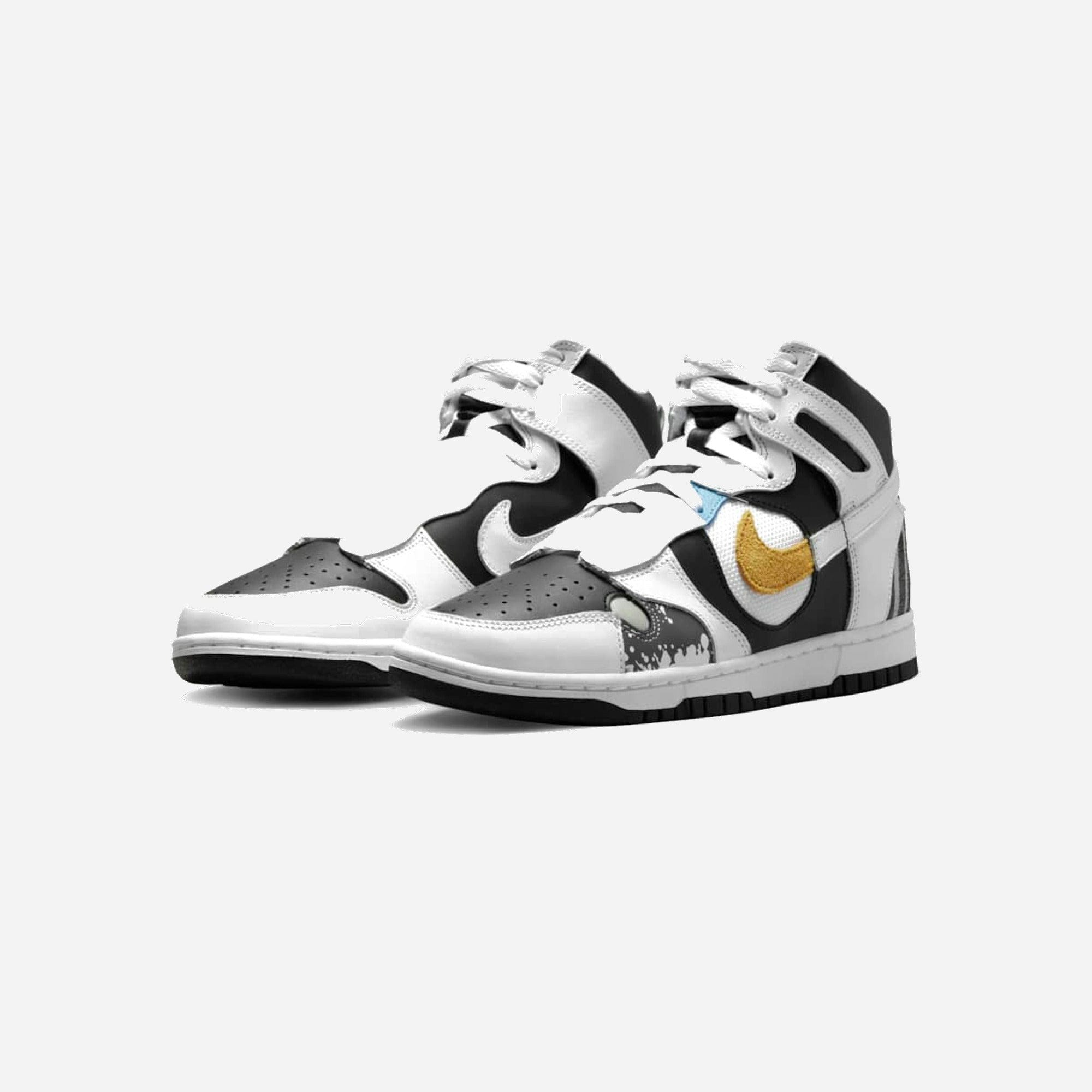 Nike Dunk High See Through White Black WMNS