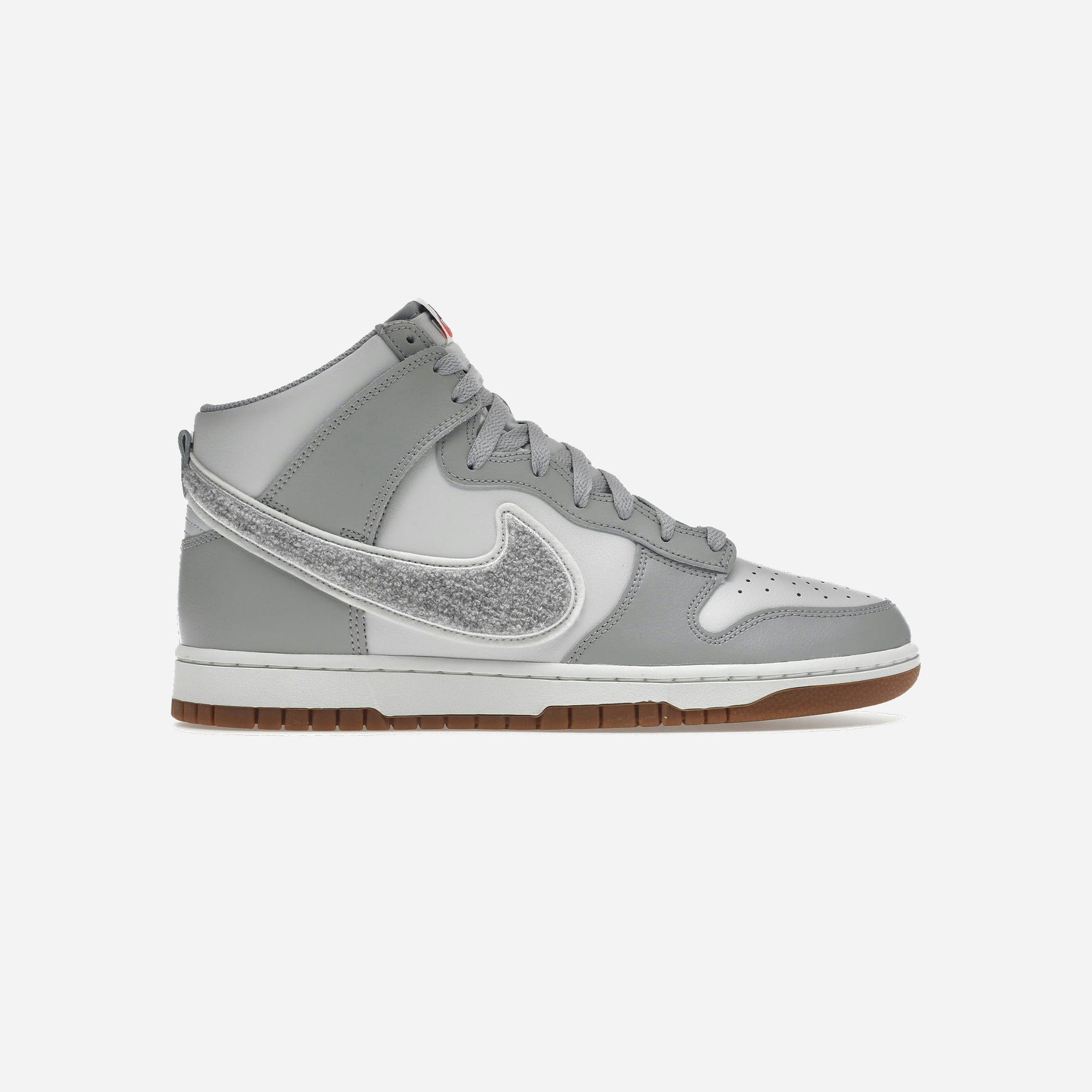 Nike Dunk High University Chenille Swoosh Light Smoke Grey