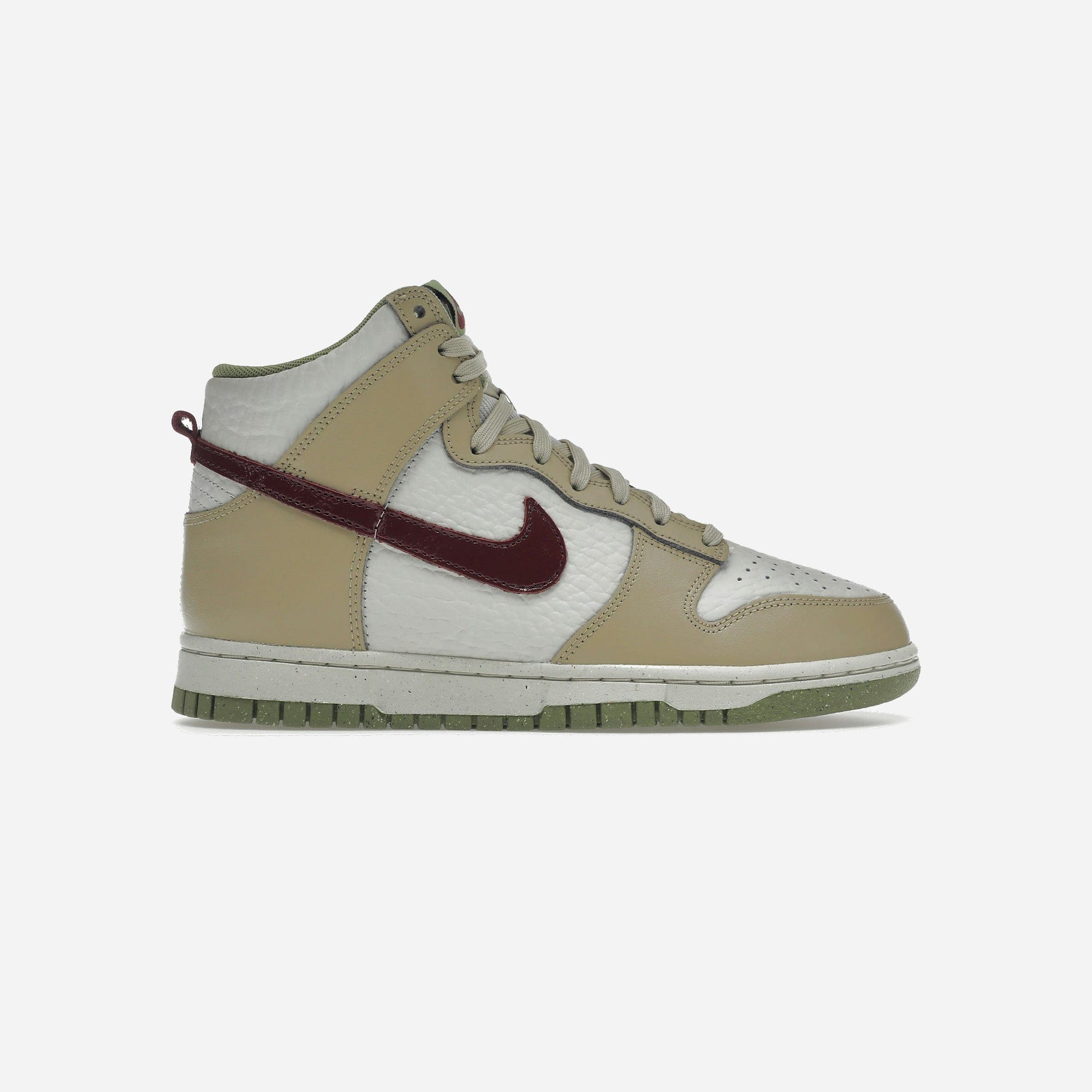 Nike Dunk High Tumbled Tan White Brown WMNS