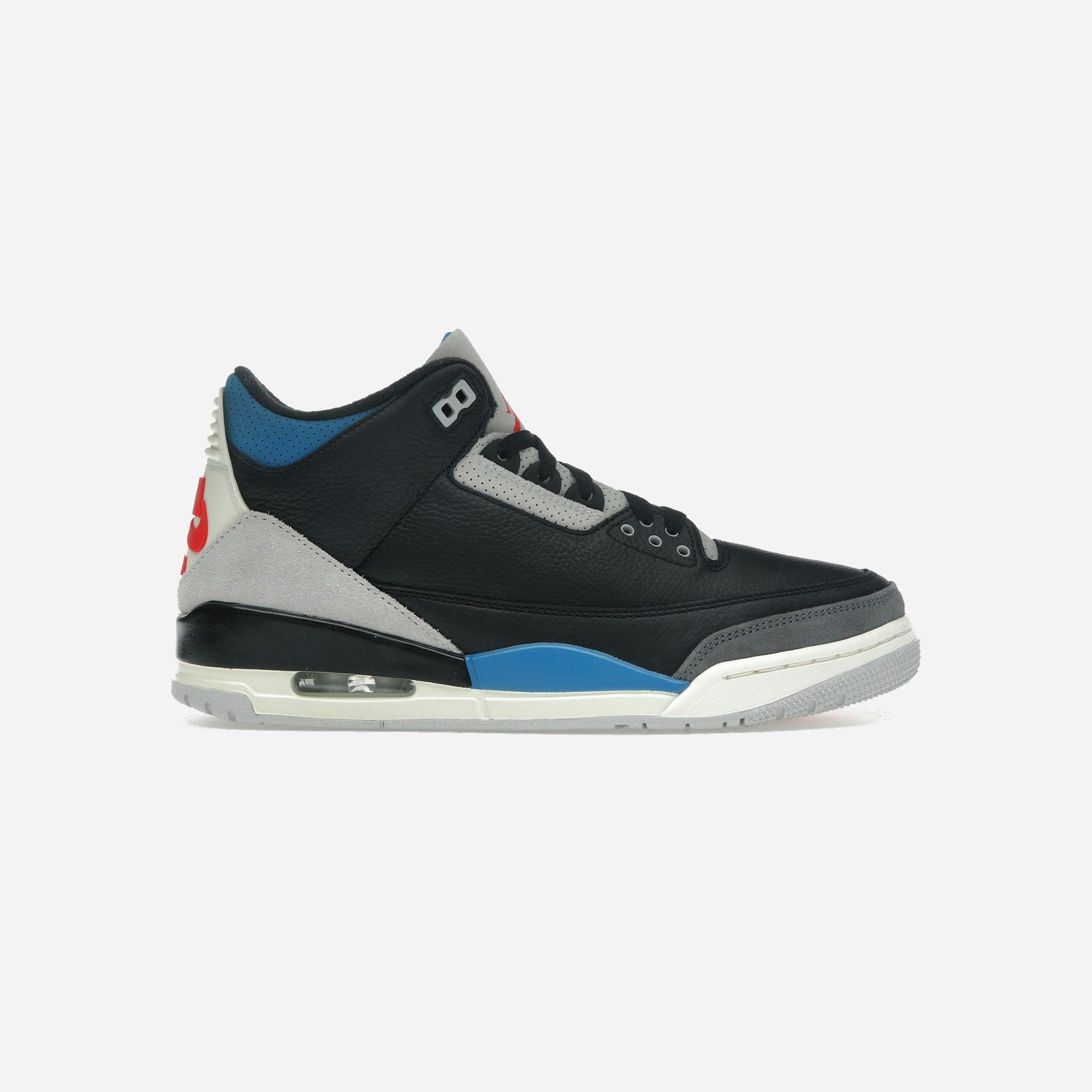 Nike Air Jordan 3 Retro Black/Chile Red/Neutral Grey/Military Blue/Coconut Milk