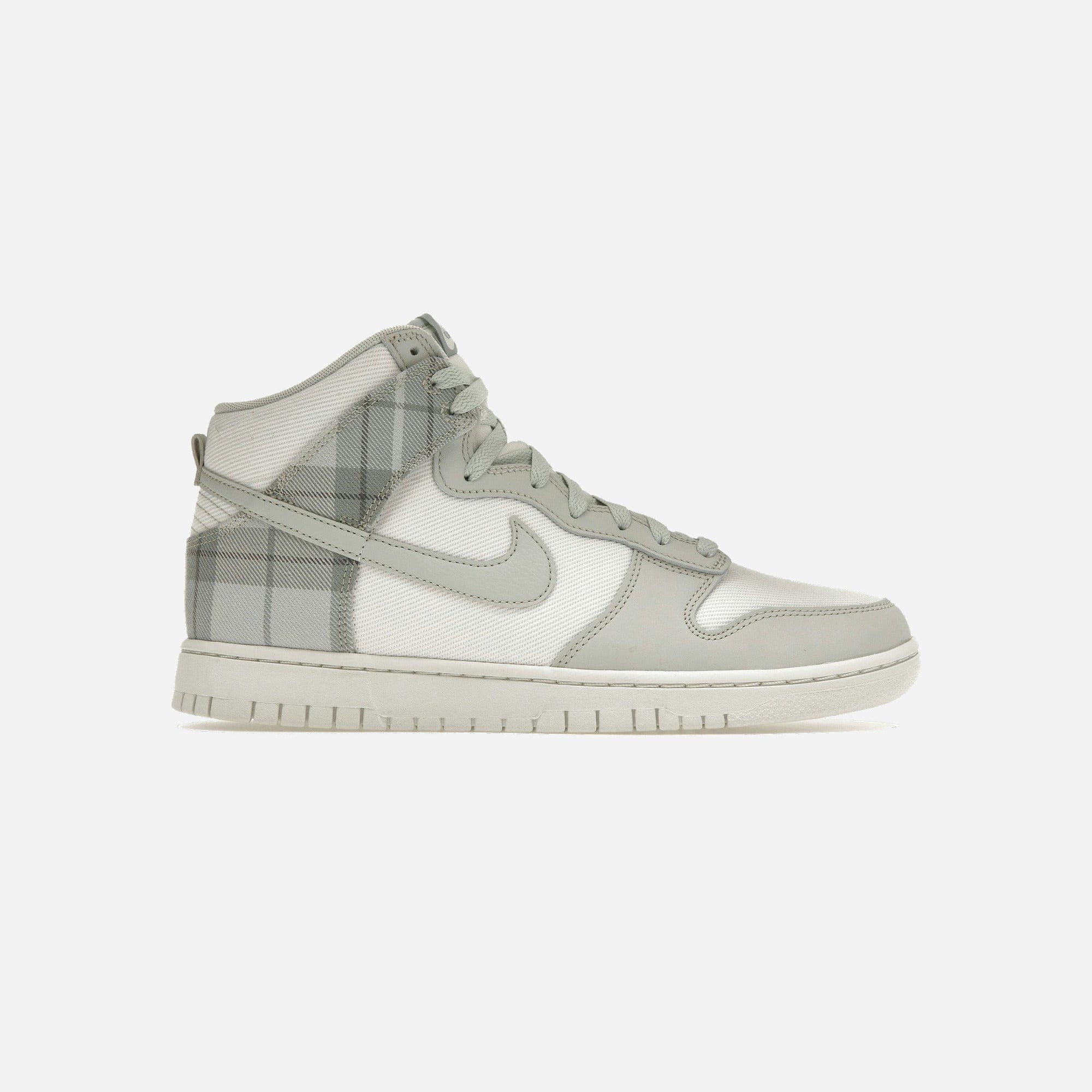 Nike Dunk High SE Tartan Plaid White Light Green