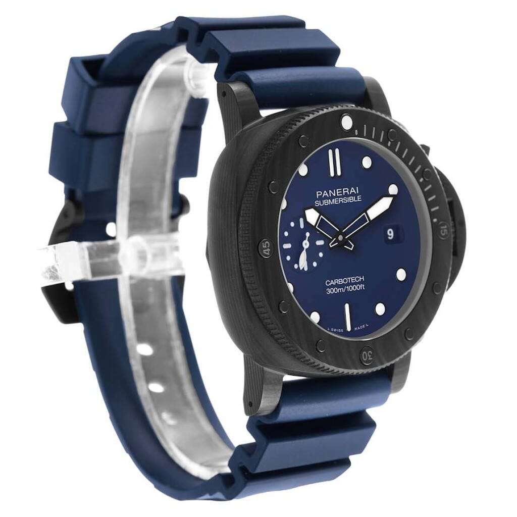 Submersible QuarantaQuattro (Reference PAM01232). A 44mm carbotech automatic wristwatch with date. 2023