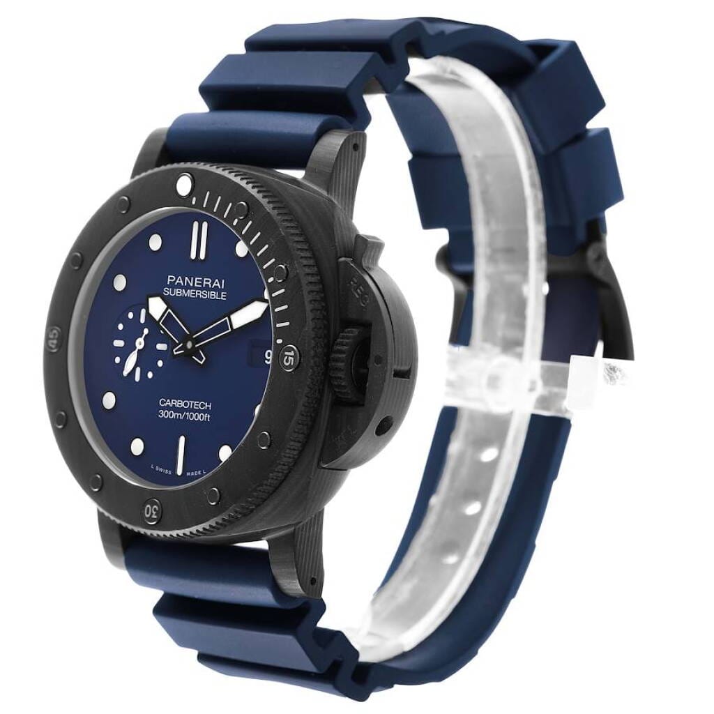 Submersible QuarantaQuattro (Reference PAM01232). A 44mm carbotech automatic wristwatch with date. 2023