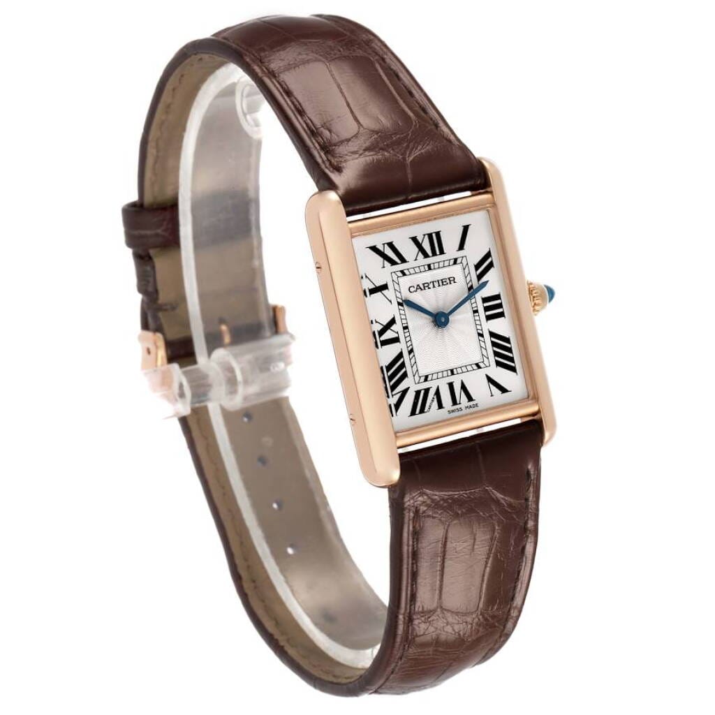 Tank Louis (Reference WGTA0011). A 33.7mm rose gold manual wind wristwatch. 2020